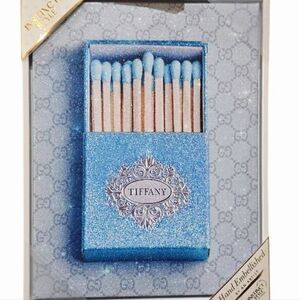 Instinct Style Tiffany Glitter Matchbox Gucci Back Framed Canvas Wall Decor